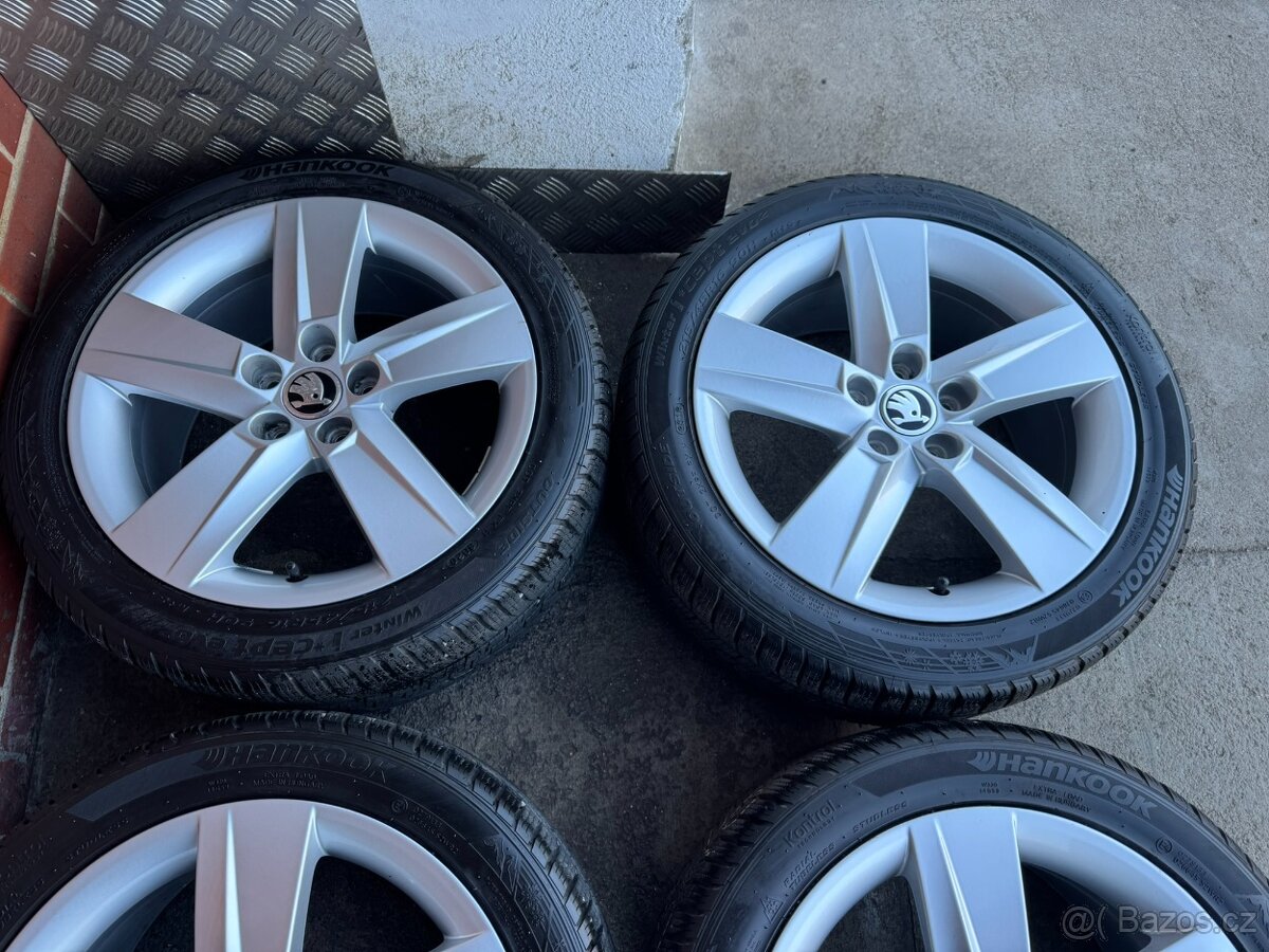 Alu 16" 5x100, škoda "ROCK" zimní 70% F3 Rapid TOP - 3
