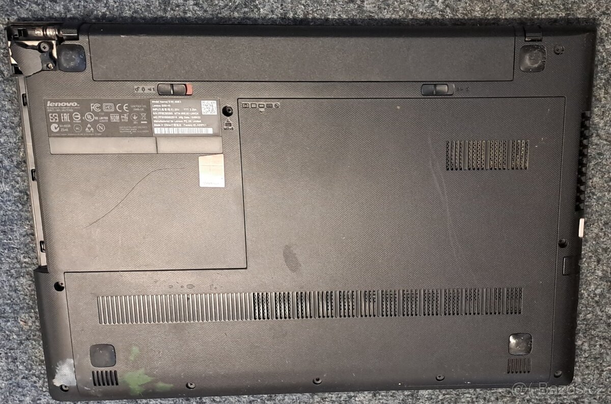 Na náhradní díly notebook Lenovo G50-45 model 80E301UWCK - 3