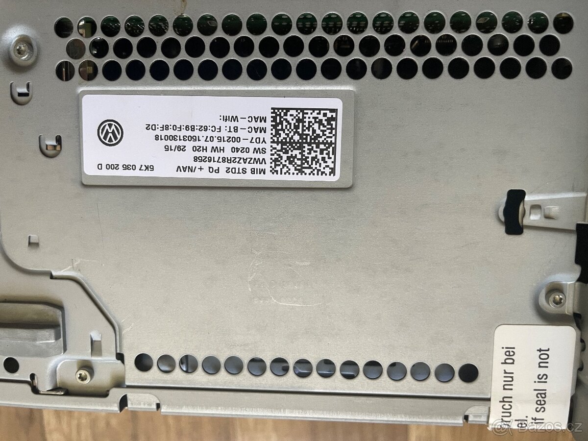 MIB2 originál VW Composition media 5K7035200K - 3