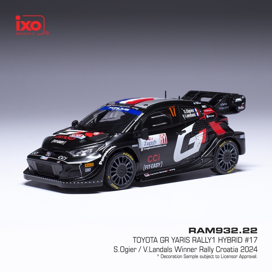 Modely Toyota GR Yaris Rally1 1:43 IXO - 3