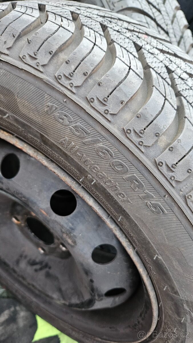 Celoroční nové pneu Nexen N-blue 4season XL 185/60-R15, 4ks - 3