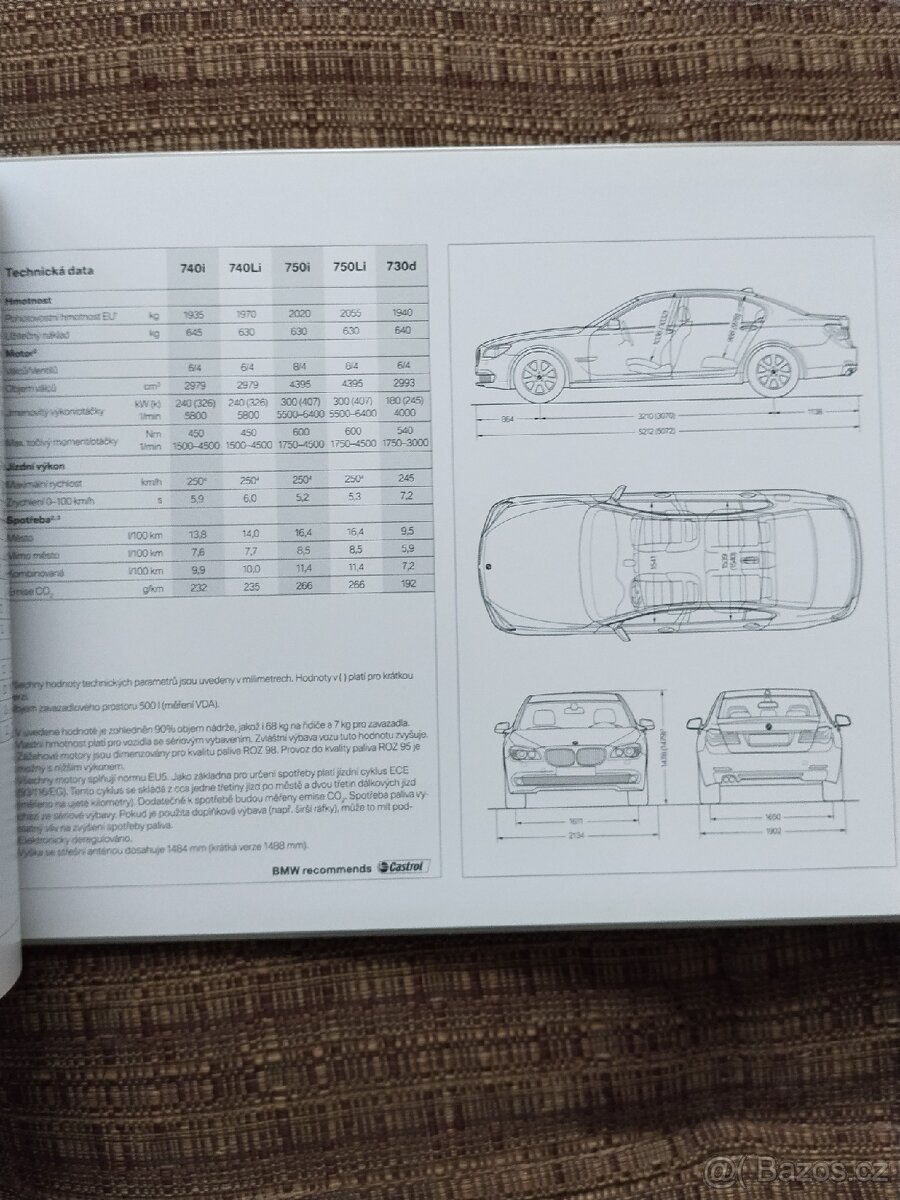 Katalog BMW řada 7 F01 - 3
