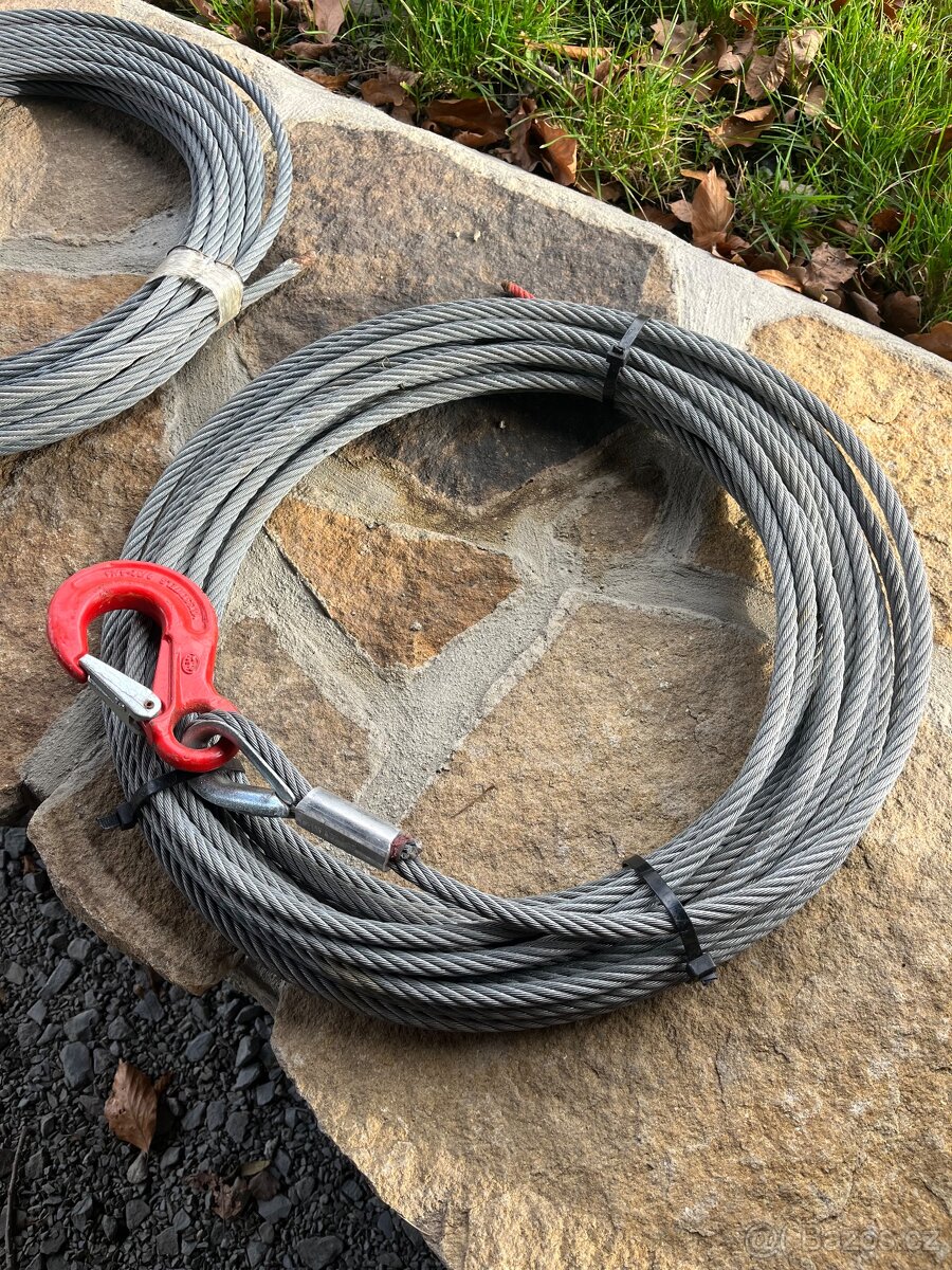 Ocelová lana s hákem - 3