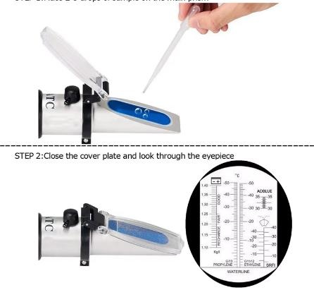 Refraktometr alkohol, cukry,med, auto ap.,nový - 3