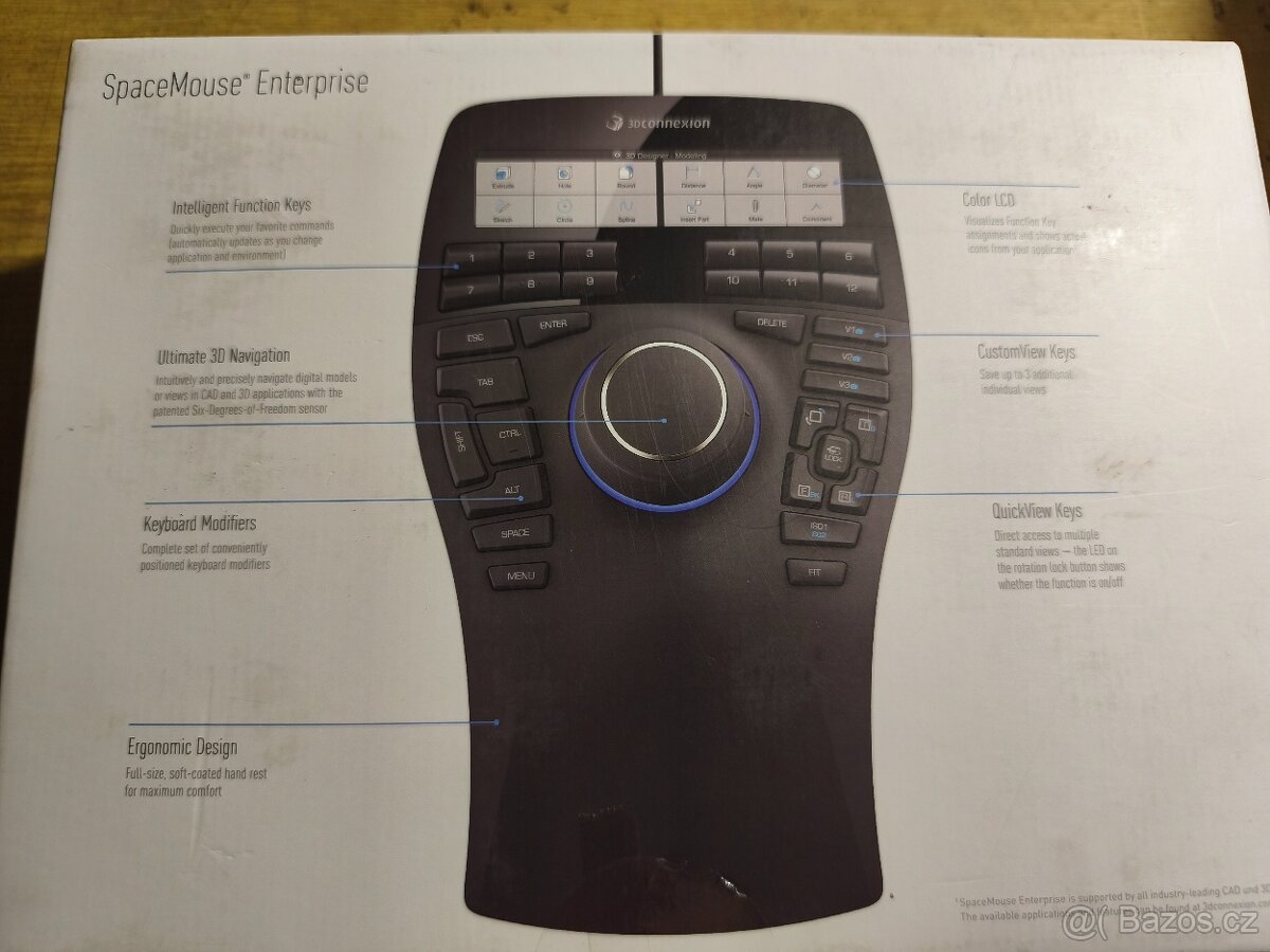 3D Myš 3Dconnexion SpaceMouse Enterprise - 3