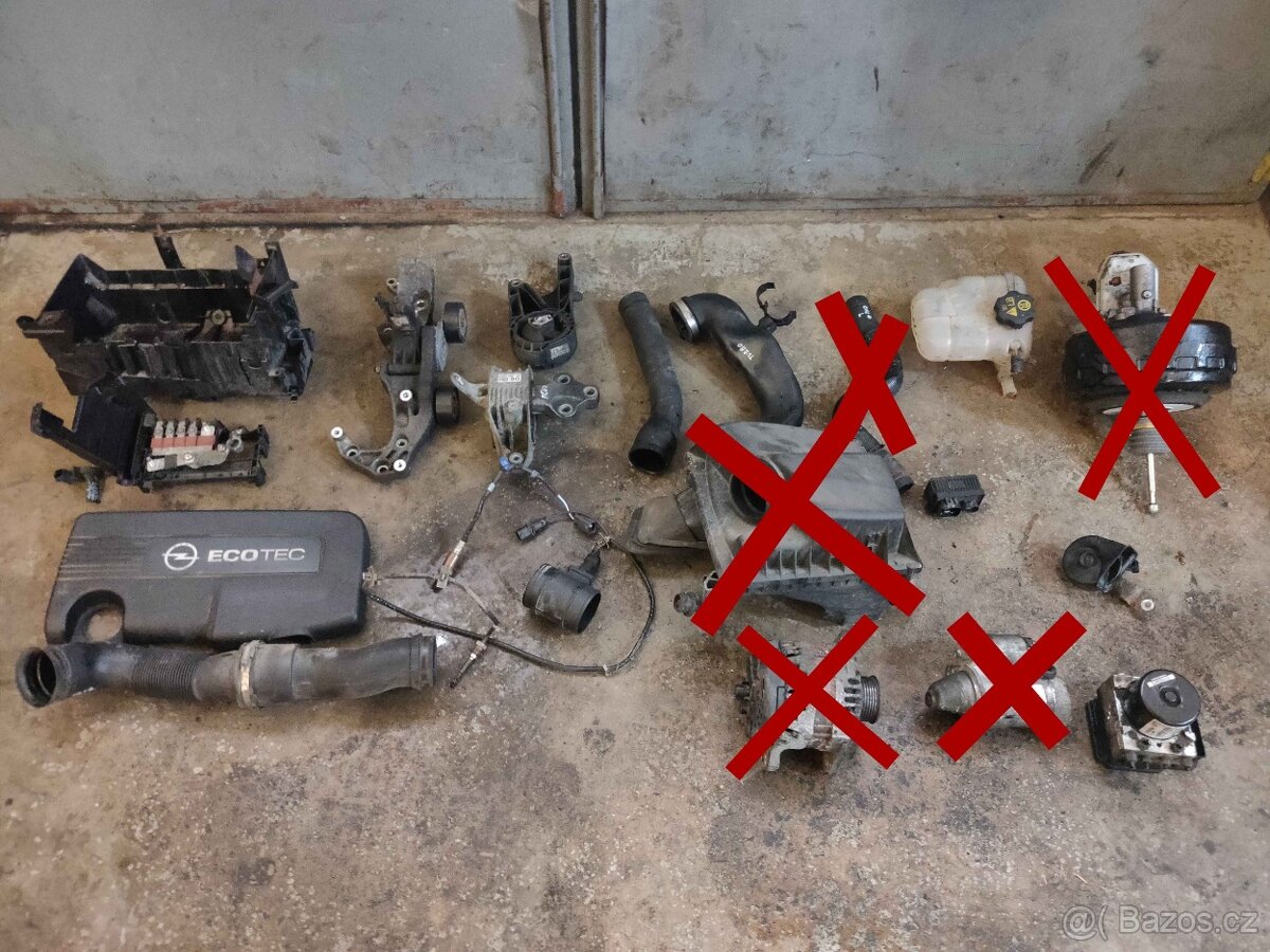 Astra J - díly motorového prostoru - 3