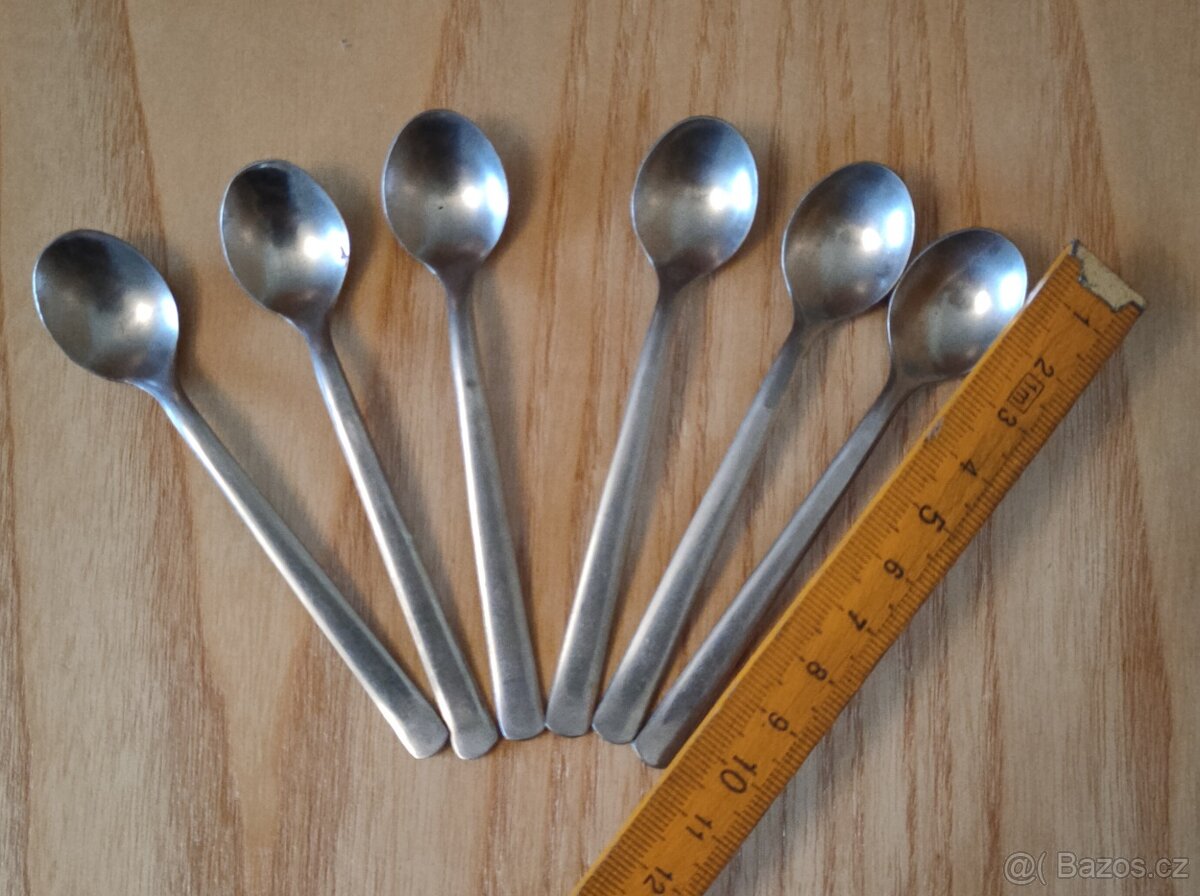Jednotlivé kusy retro příborů,sady Mocca lžiček - 3