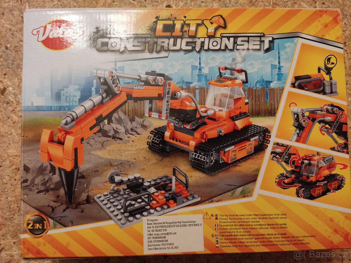 VATOS STEM 2v1 Stavební stroje, 513 dílků - 3