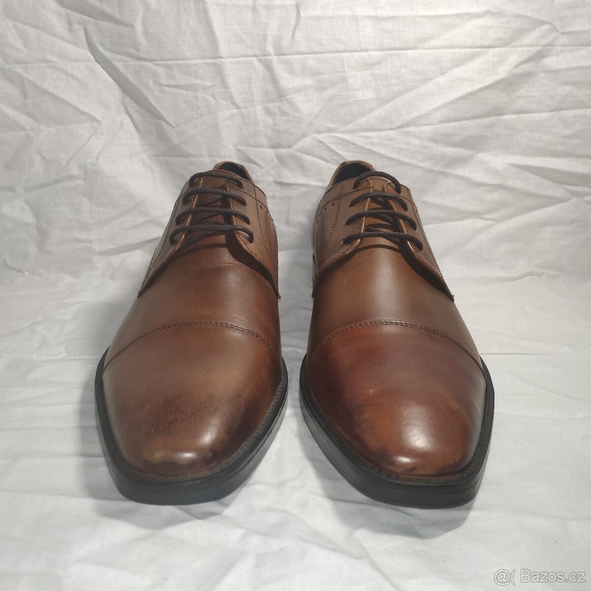 ❗❗BAŤA, VELIKOST 46, PÁNSKÉ HNĚDÉ POLOBOTKY❗❗ - 3