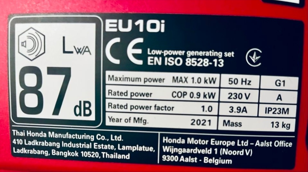 HONDA EU 10i - 3