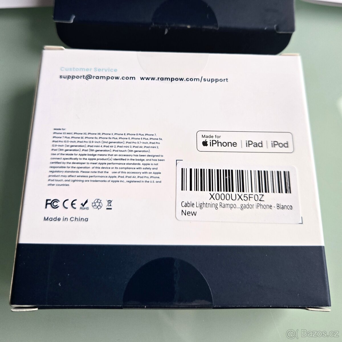 Kabel Lightning s certifikací MFi, 1m - 3