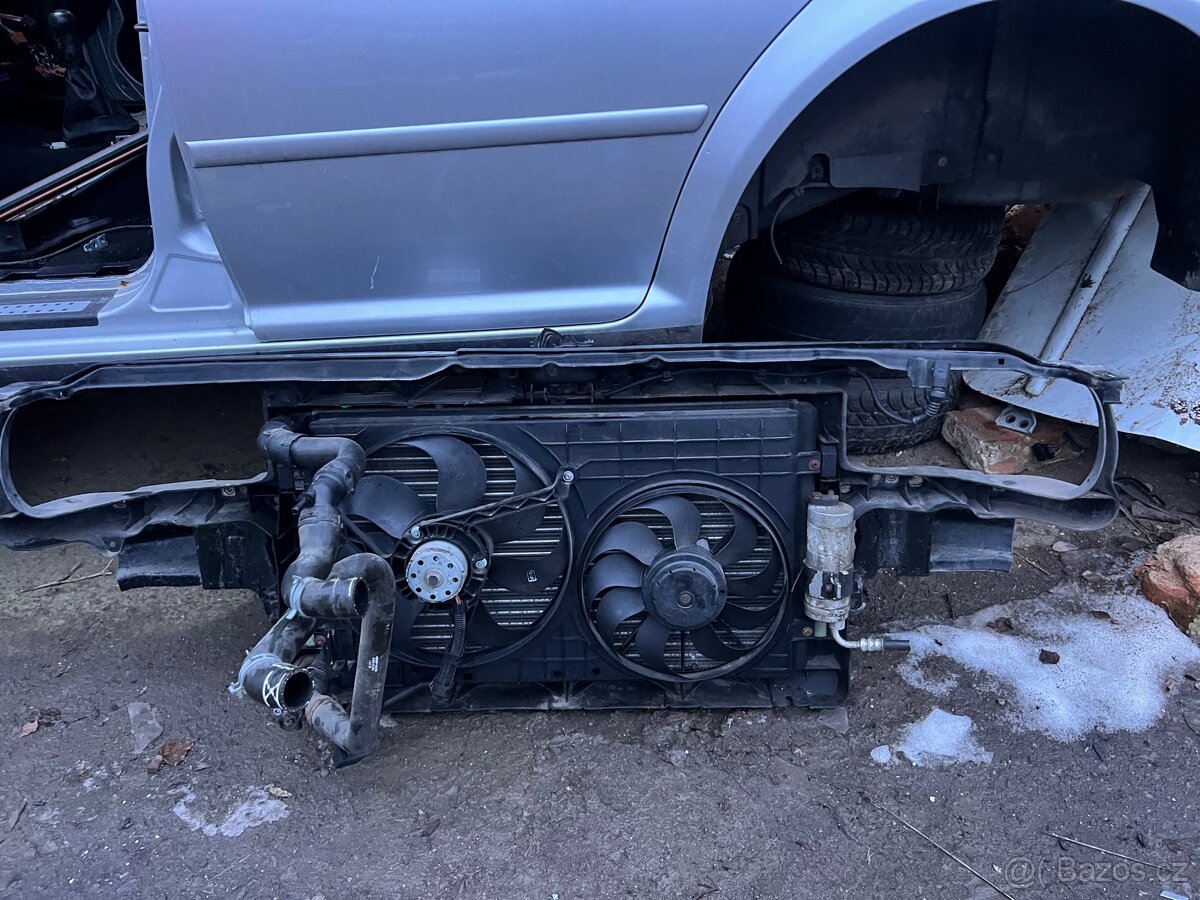 Vw golf iv chladičová stěna komplet - 3