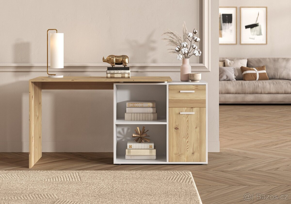 Rohový psací stůl AUGSBURG - 3