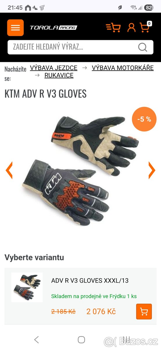 Rukavice KTM ADVRV3 - 3