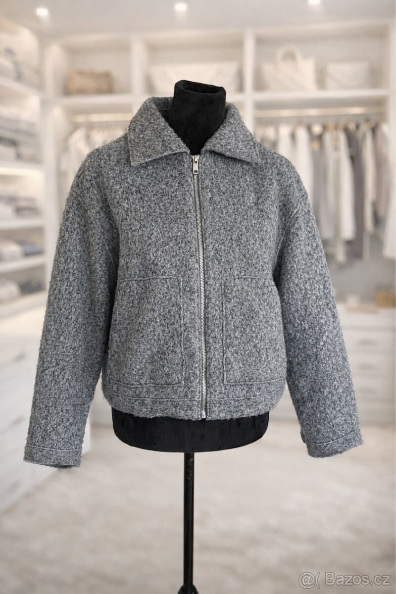 Seda lehci jarni bomber bunda C&A vel L - 3