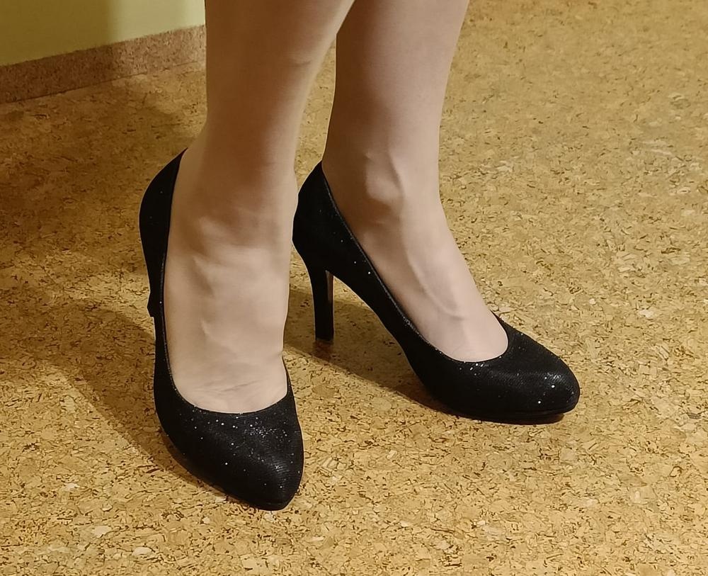 Dámské černé lodičky vel. 39 - 3