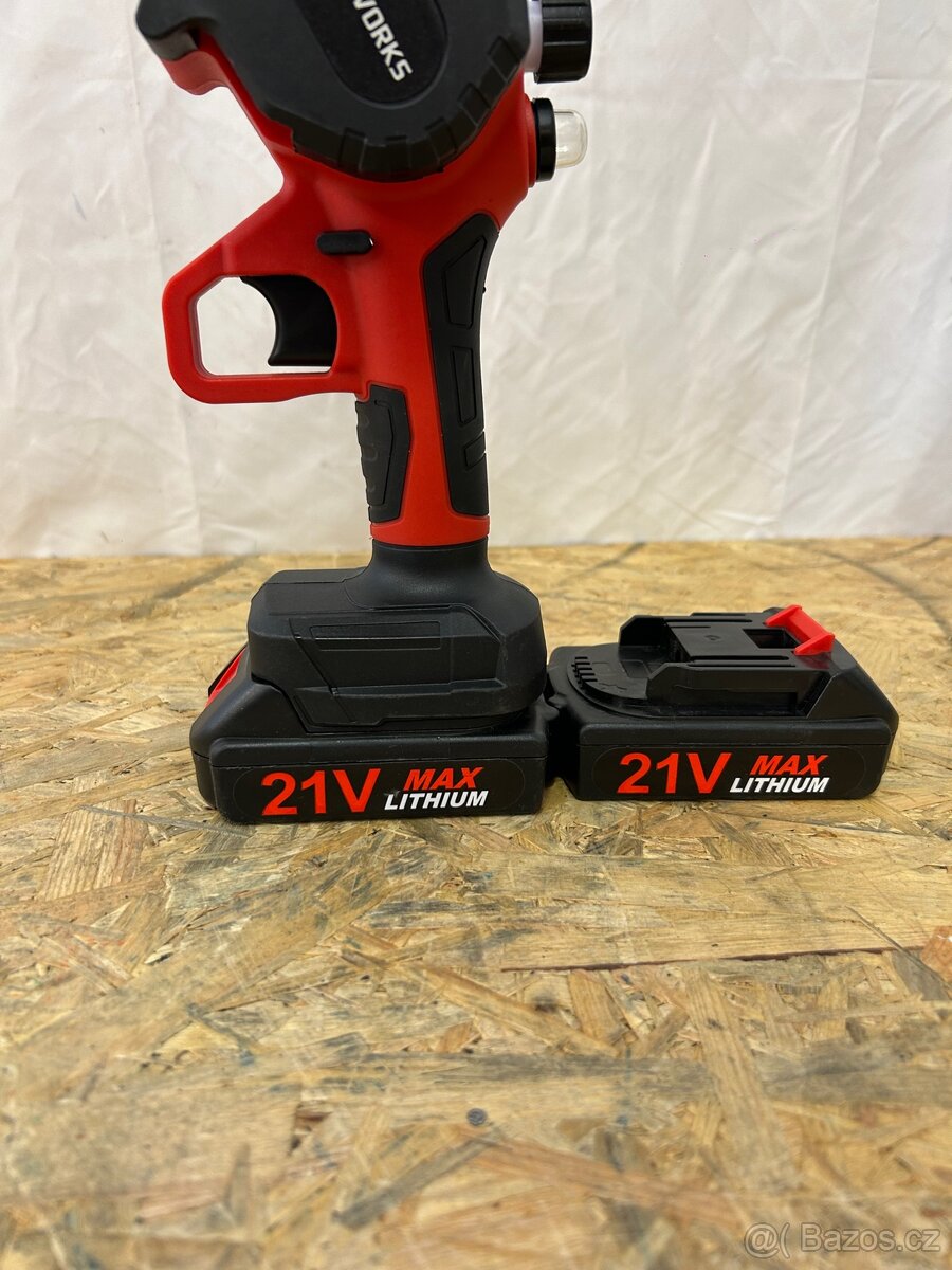 Nová elektrická prořezávací pila 2x baterie - 3