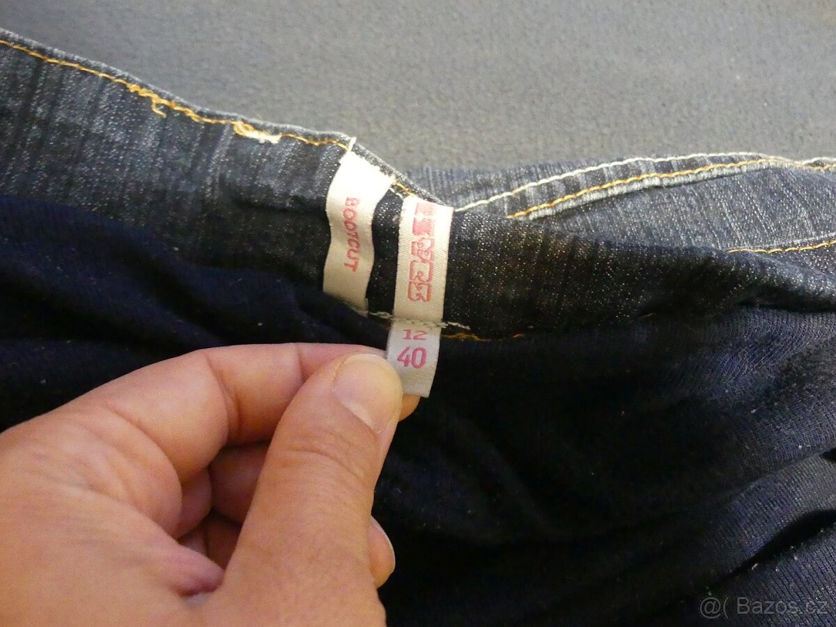 Těhotenské džíny (rifle), Bootcut, vel. M - 3