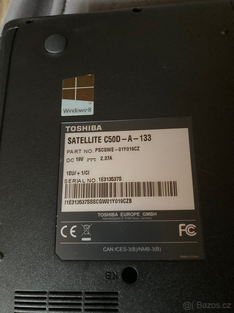 Notebook toshiba - 3