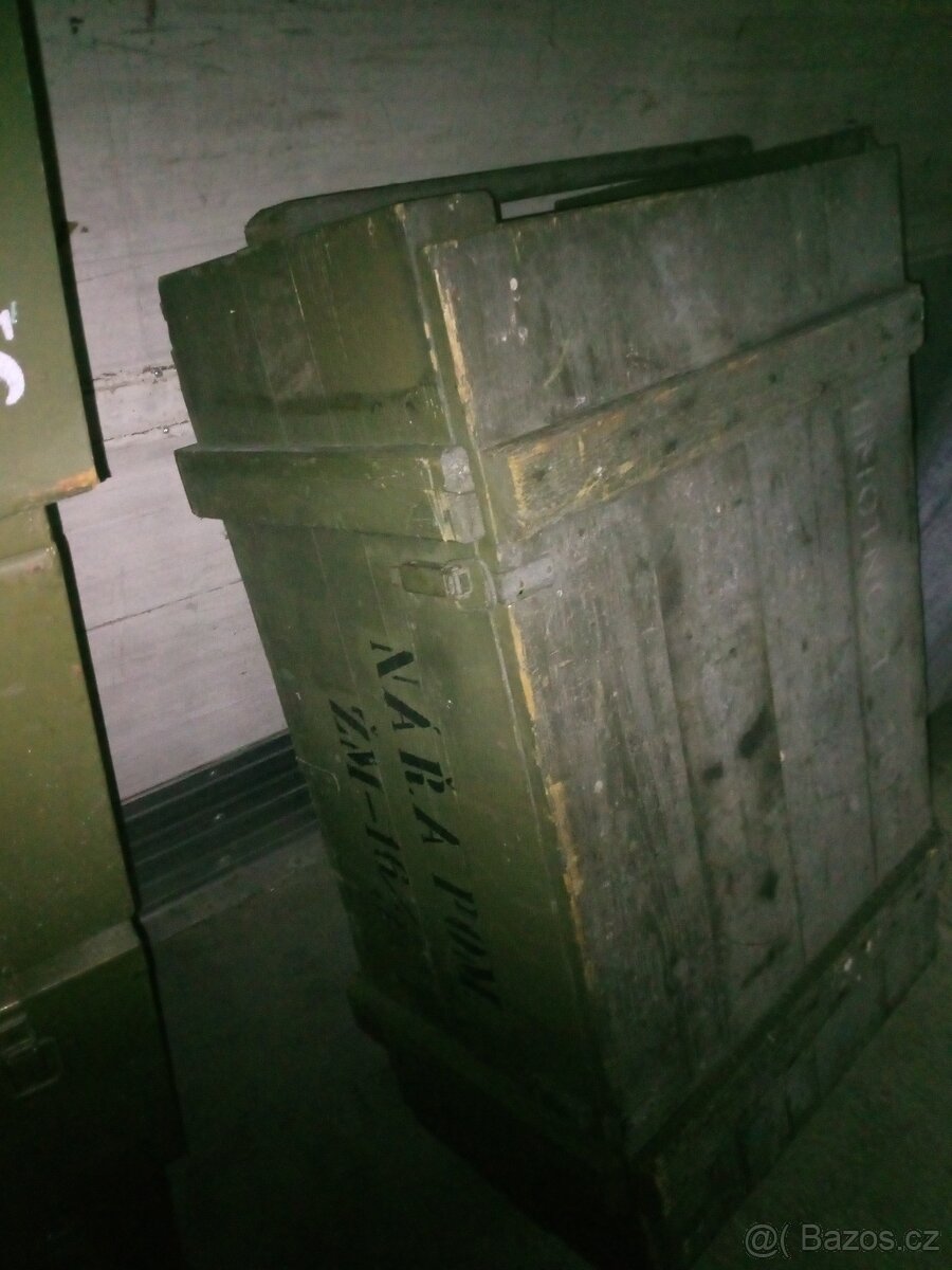 Vojenská dřevěná bedna - 3