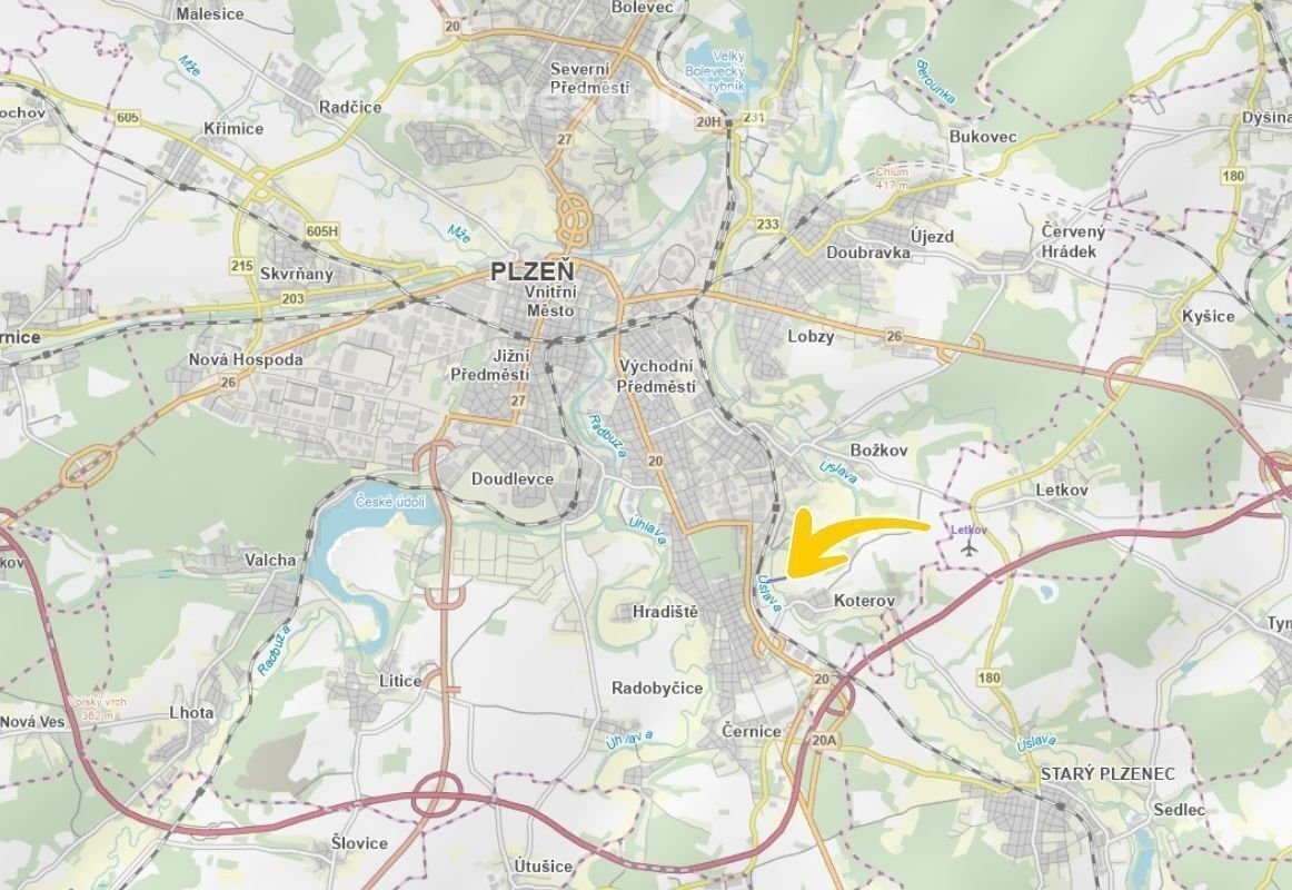 Prodej podílu 1/4 louky 3 079 m², Plzeň, ev.č. 2025-02-18-8 - 3