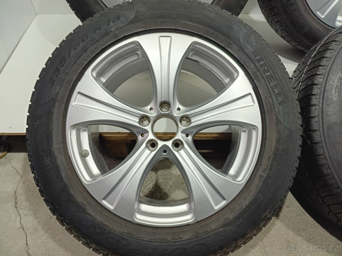 Zimní kola Mercedes 5x112 R18 ET38 pneu 235/60/18 - 3