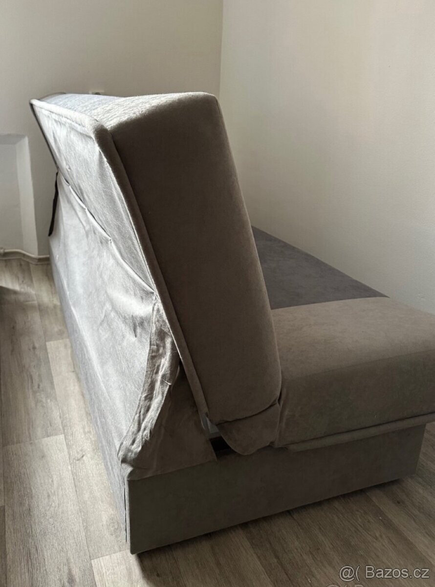 Rozkládací pohovka HEJLS šedá (Jysk) - 3