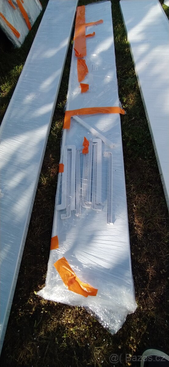 Prodám nové nepoužité hliníkové parapety - 3