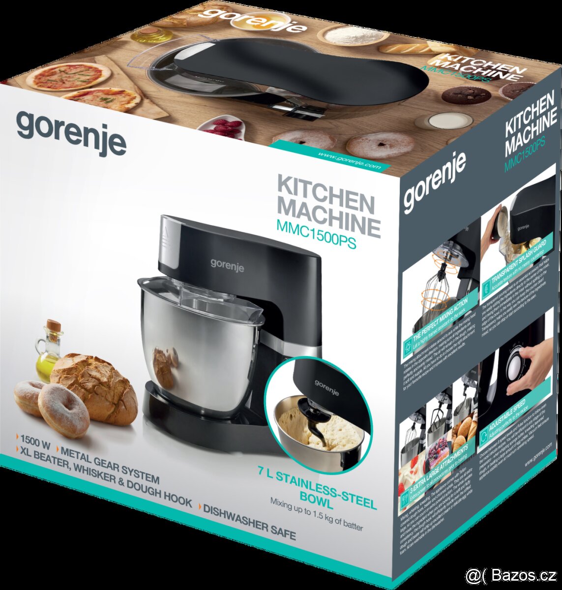 NOVÝ kuchyňský robot Gorenje MMC1500PS - 3