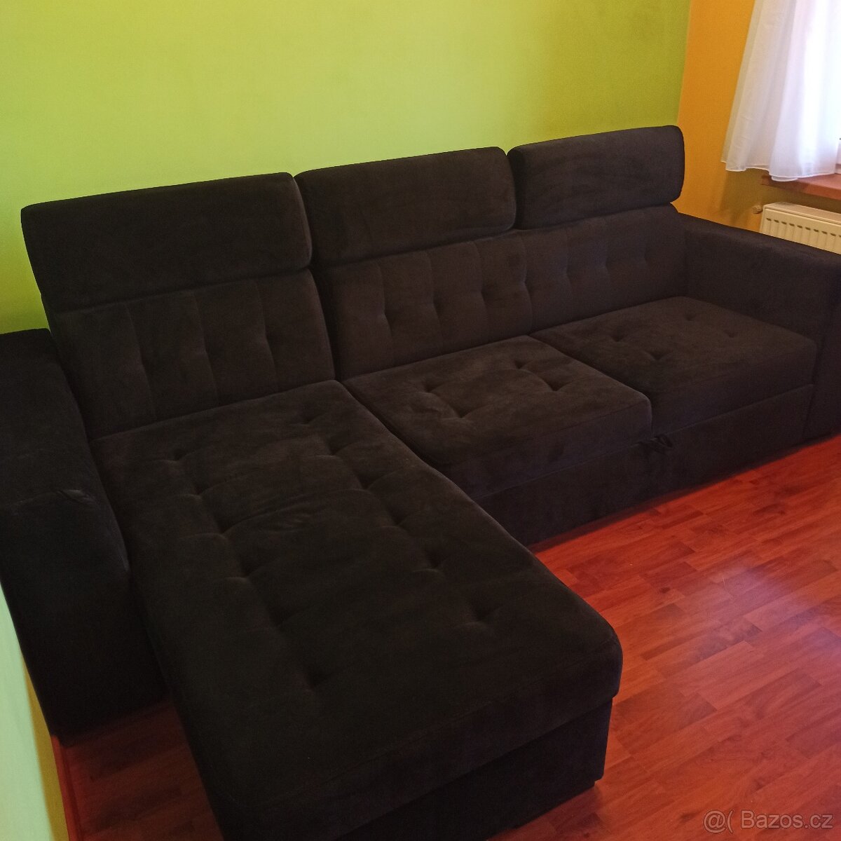 Nová rohová rozkládací sedací souprava - 3