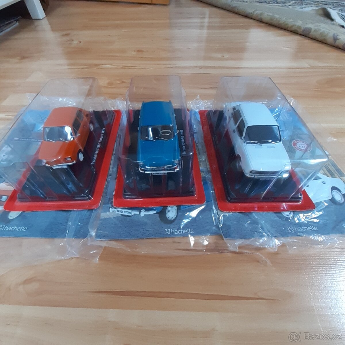 Škoda 105+Škoda 1000 mb+polsky Fiat 126P 1:24 - 3