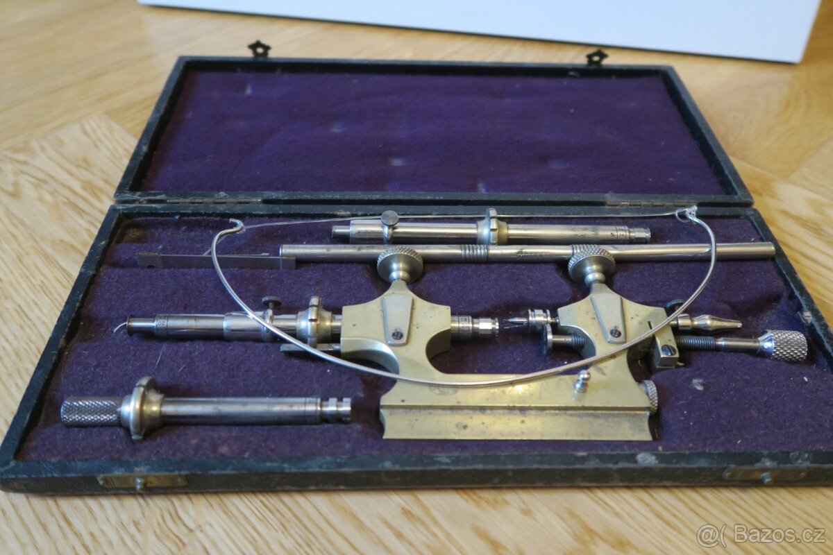 Hodinářský soustruh starožitný - 3