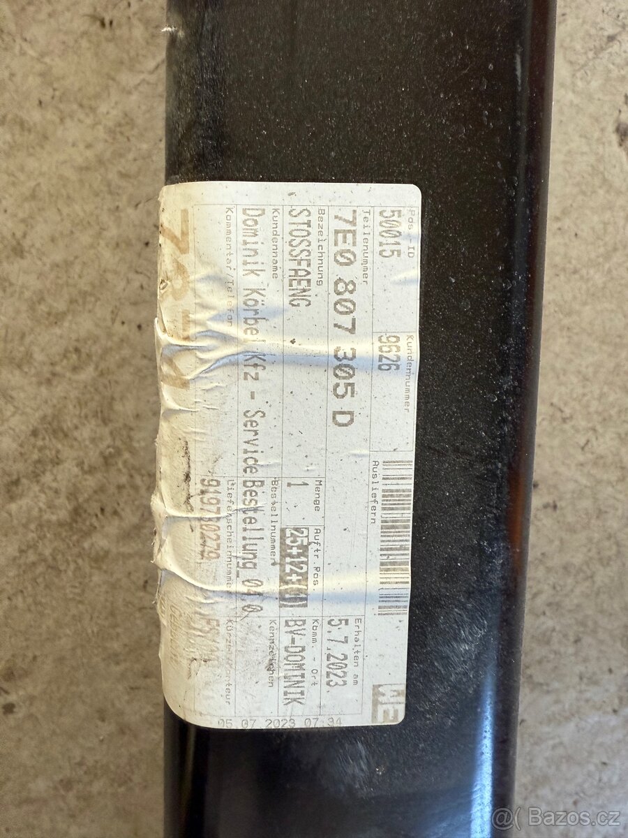 Výztuha T6.1 zadní nárazník 7E0807305D - 3