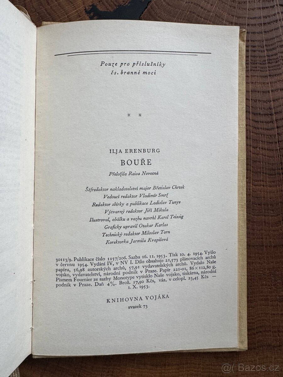 Ilja Erenburg – Bouře (1954) - 3
