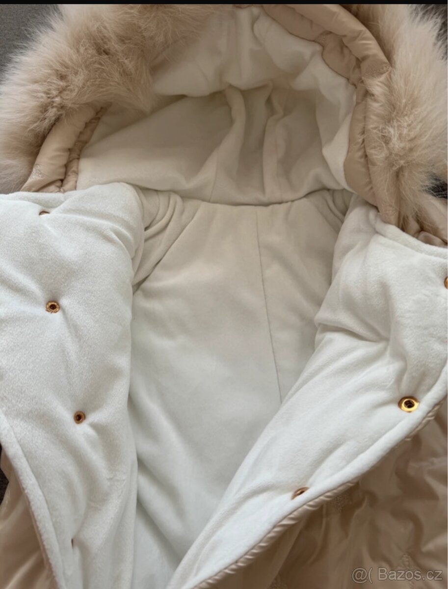 Do kočárku kombinéza, overal čepice - 3