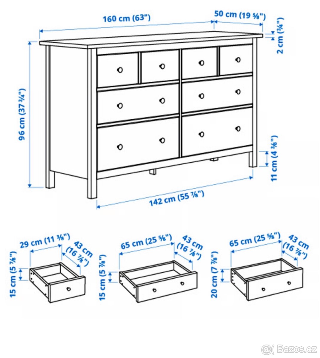 Ikea komoda Hemnes - 3