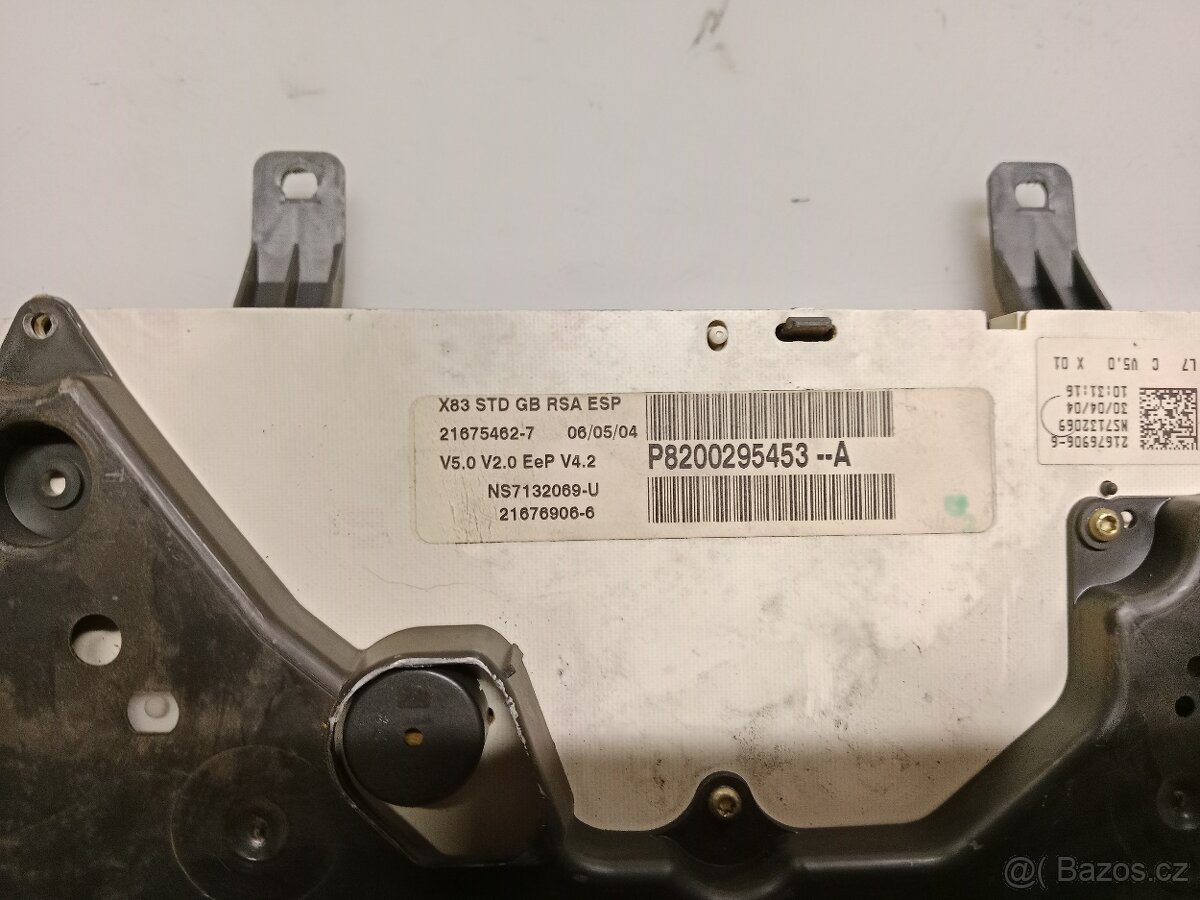 Budíky Renault master, Kangoo facelift - 3