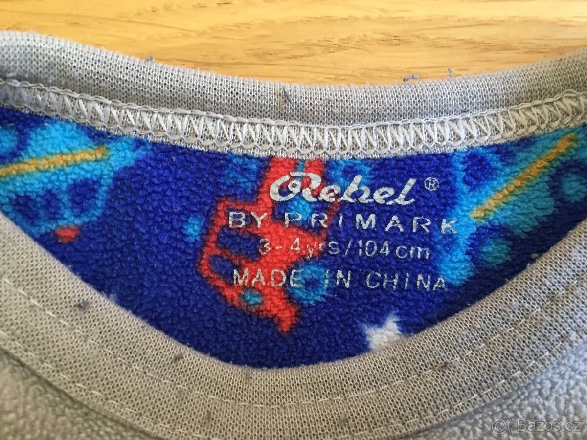 Fleecová mikina hasiči vel. 104 - 3