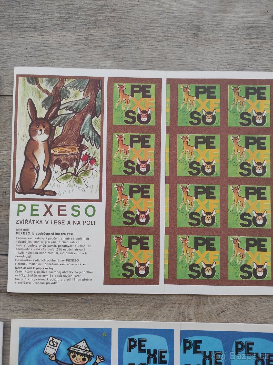 Retro pexesa , originál - 3