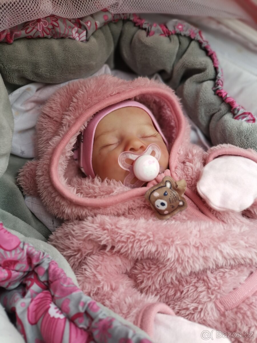 Krásná reborn holčička z kitu Levi - 3