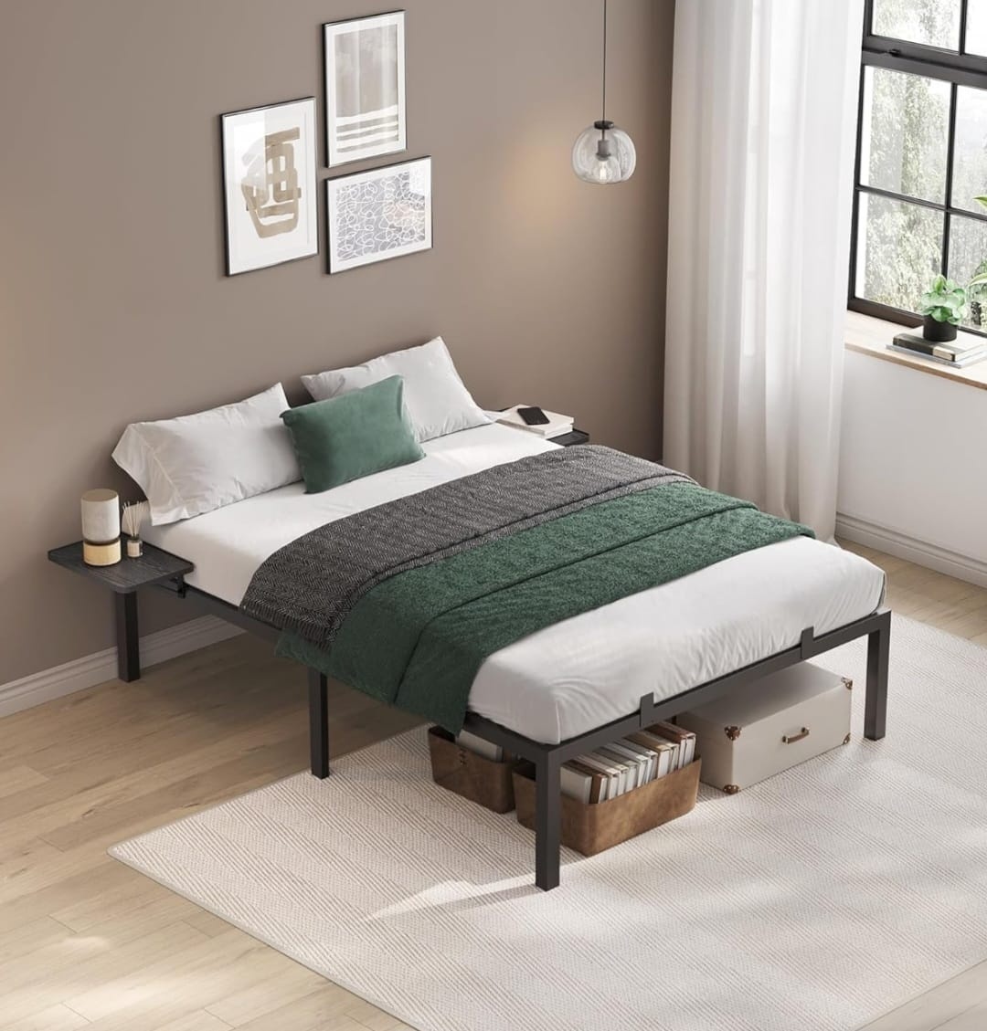 Nová postel s nočními stolky 140x190 cm - 3