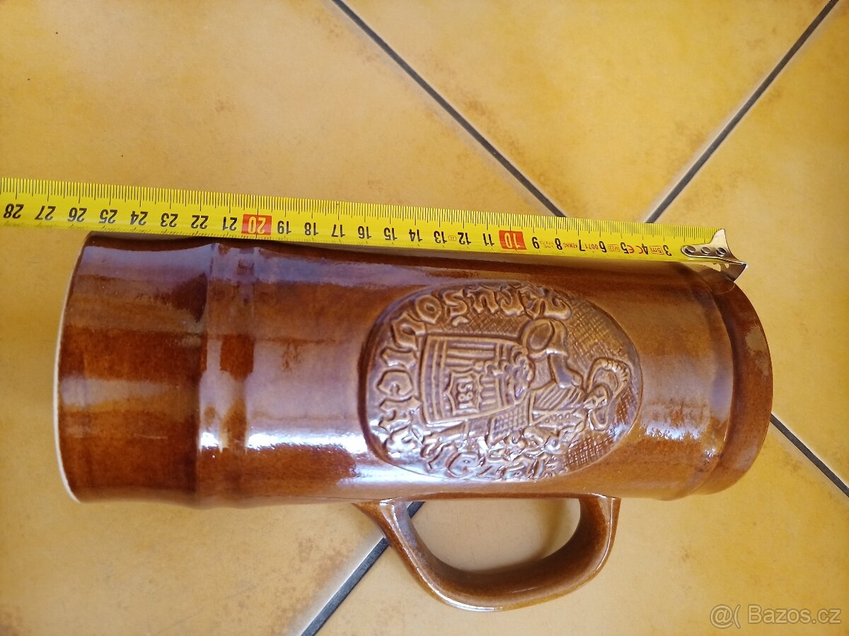 Prodám pivní skleničky keramika atd. viz foto - 3