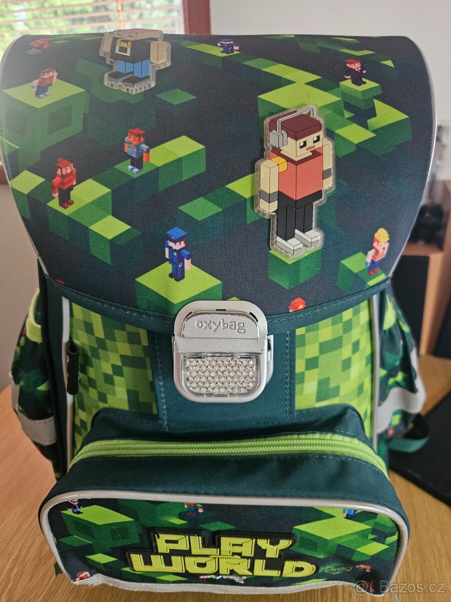 Oxybag Školní batoh Premium Light, Playworld - 3