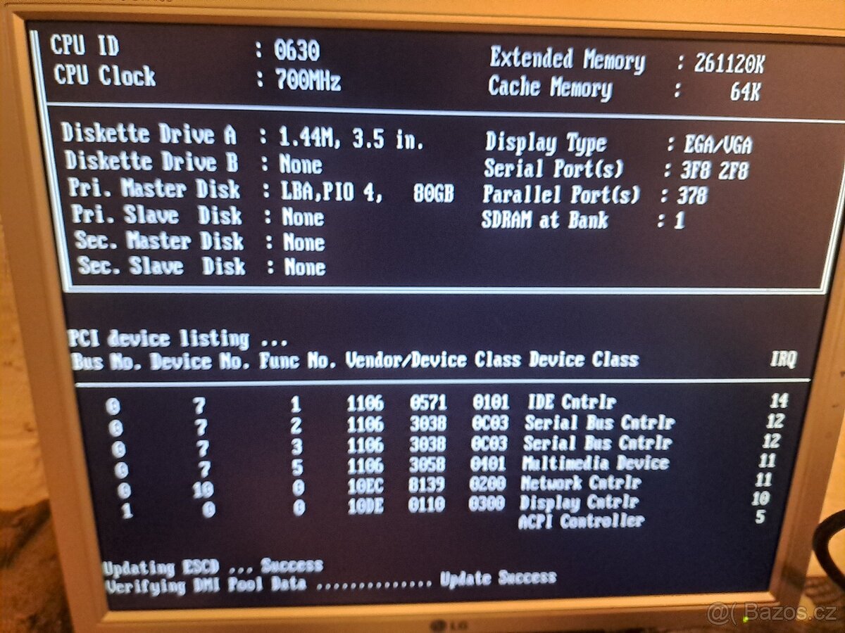 Prodám retro počítač na CPU Duron 700Mhz - 3
