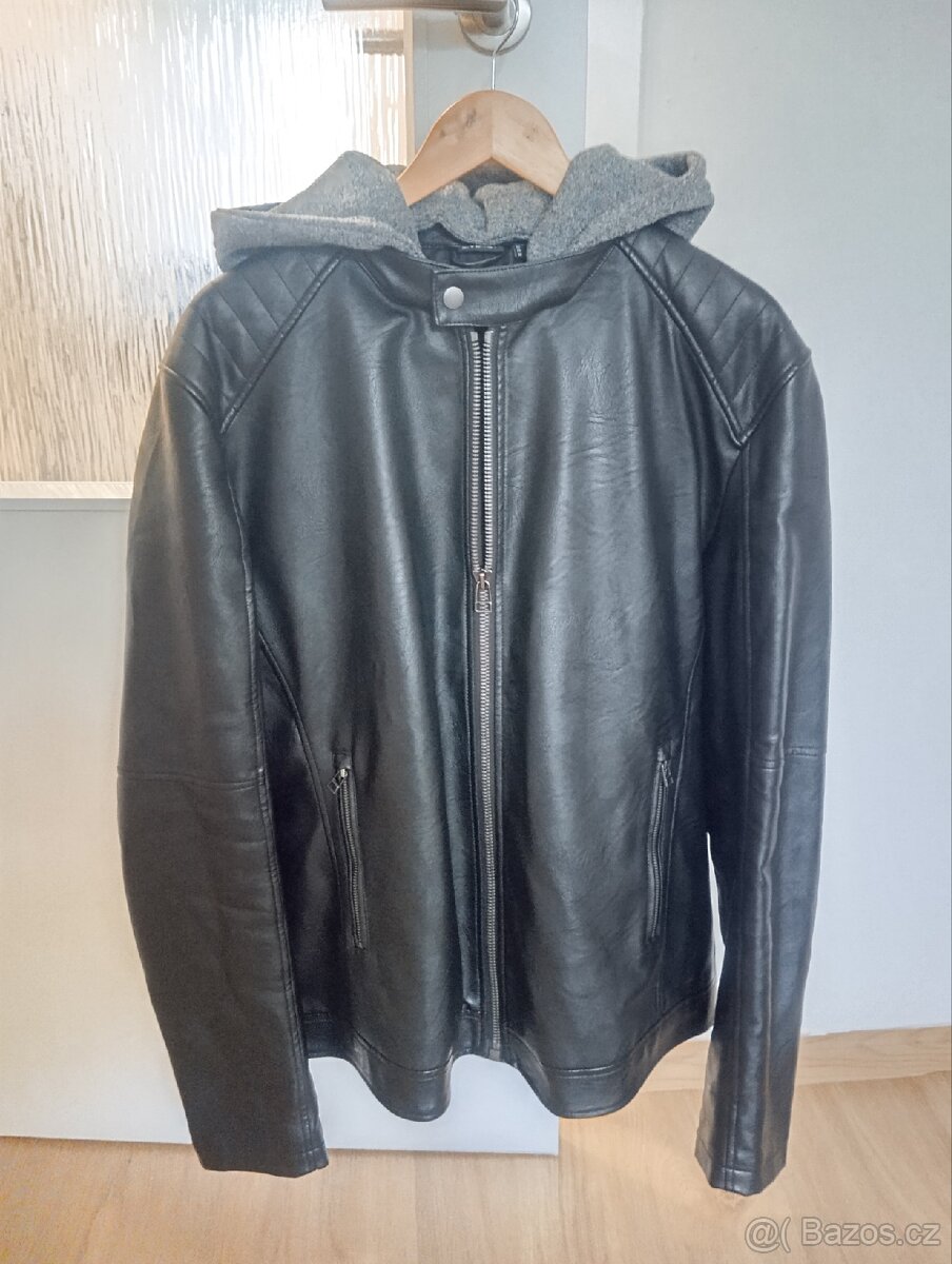 Pánská koženková bunda - 3