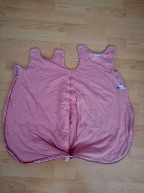 Růžový spací pytel bez rukávů pro holčičku vel. 69 - 3