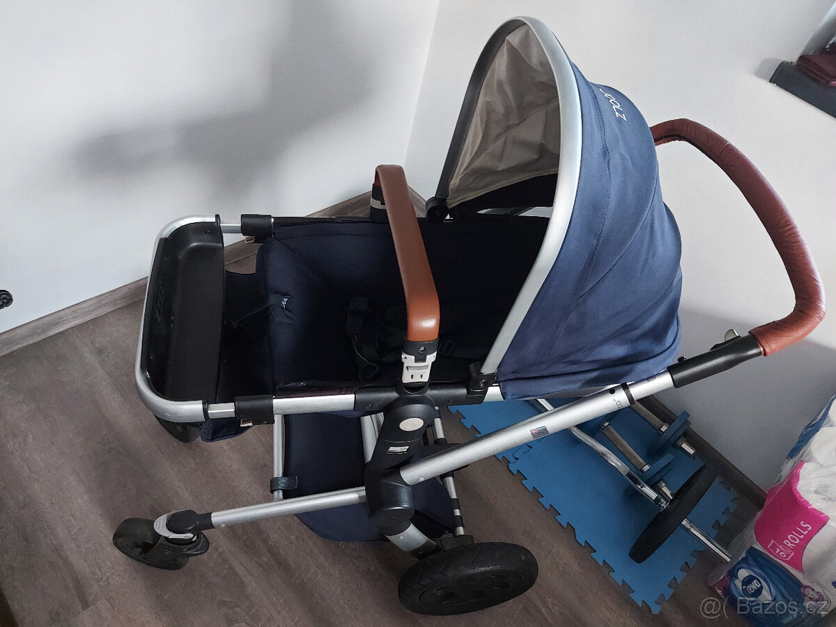 Kočárek modrý JOOLZ + autosedačka vajíčko - 3