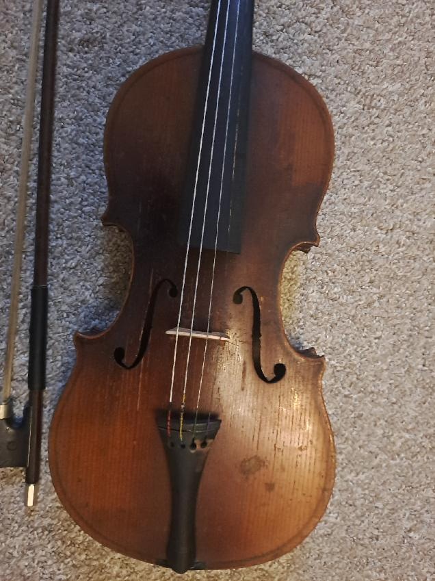 Housle1|2 tzv. půlky Cremona, 50 let staré, hratelné - 3