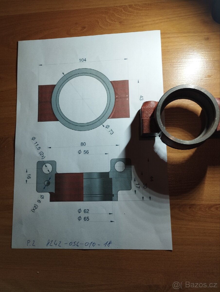 Díly bubnová sekačka Z042 - 3