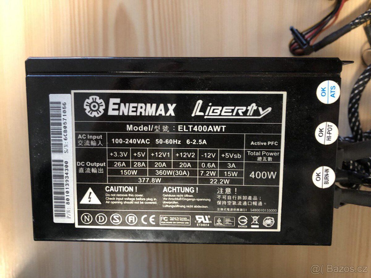 PC zdroj ENERMAX Liberty 400w - 3